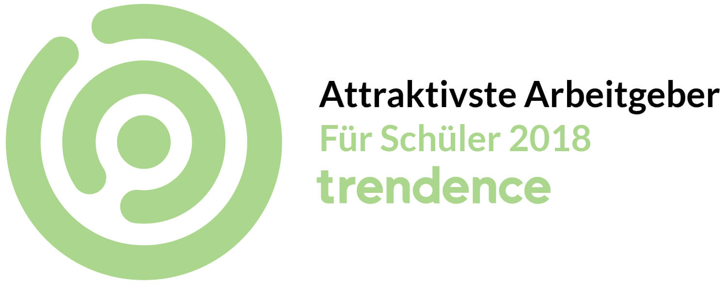 Logo trendence. Attraktivster Arbeitgeber für Schüler 2018